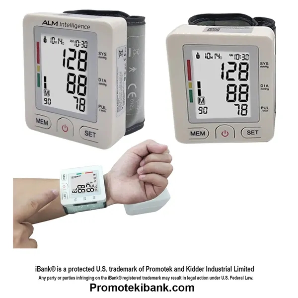 Wrist Blood Pressure Monitor, Pulse Rate / Heart Rate Monitor... from ASI 79909 Promotek