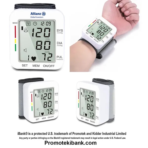 Wrist Blood Pressure Monitor, Pulse Rate / Heart Rate Monitor... from ASI 79909 Promotek
