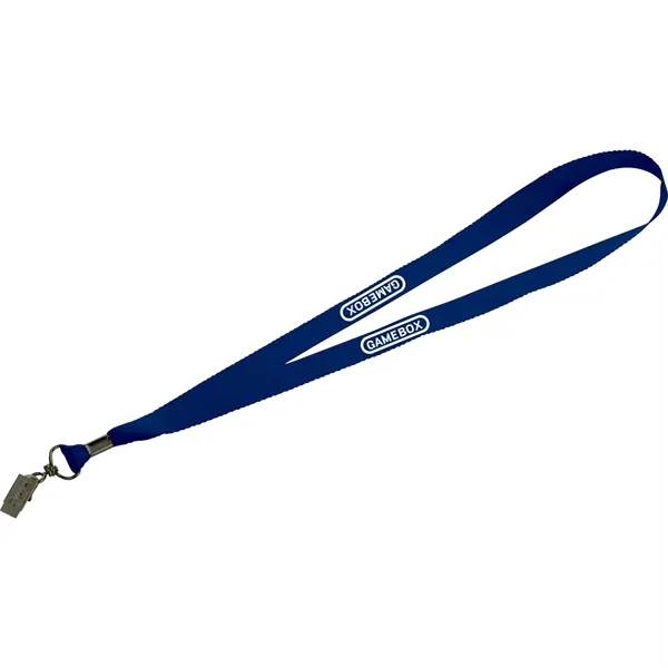 17.5" x 0.75" lanyard with swivel bulldog clip.... from ASI 66887 PCNA / Bullet