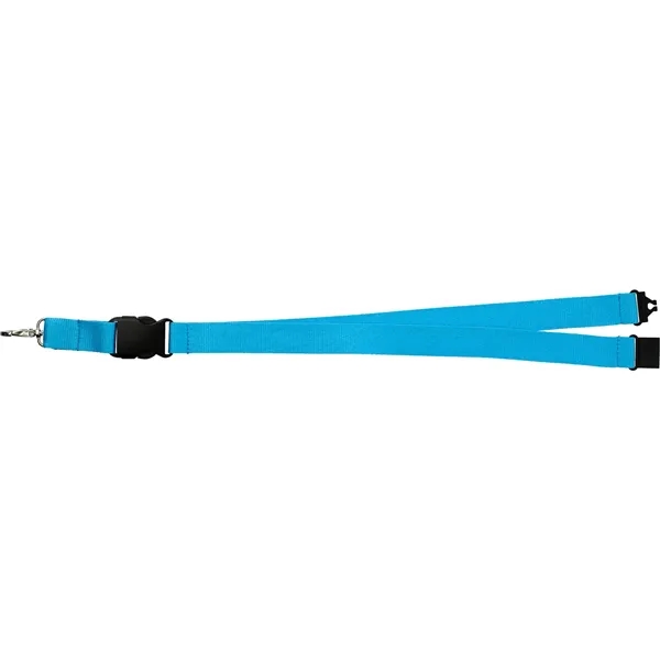 20" x 1" lanyard with breakaway neck clip and detachable plastic... from ASI 66887 PCNA / Bullet