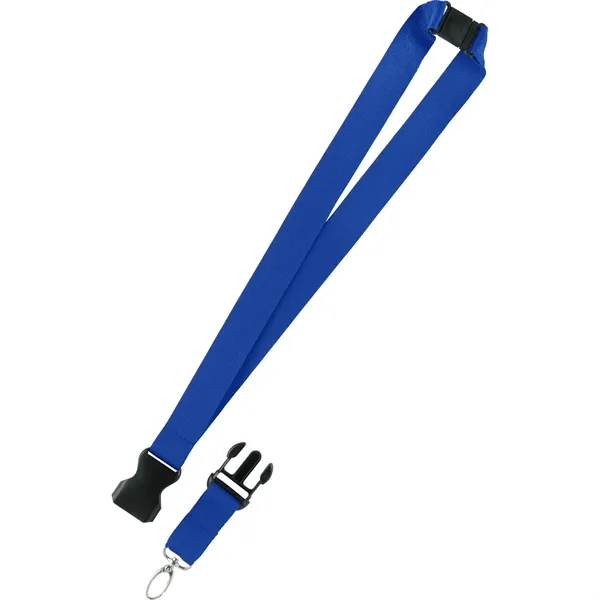 20" x 1" lanyard with breakaway neck clip and detachable plastic... from ASI 66887 PCNA / Bullet