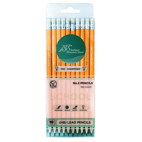A clean, ready-to-use set of sharpened No. 2 pencils housed in... from ASI 46170 Compass Industries Inc