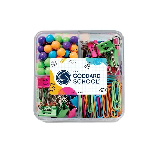 Includes 32 binder clips, 100 map pins, and 103 paper clips,... from ASI 46170 Compass Industries Inc