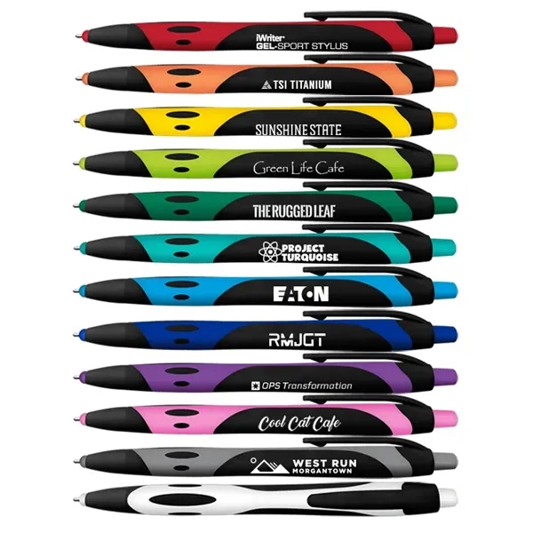 The iWriter Gel Sport with Black writing ink, features a soft... from ASI 67675 Liqui-Mark Corp