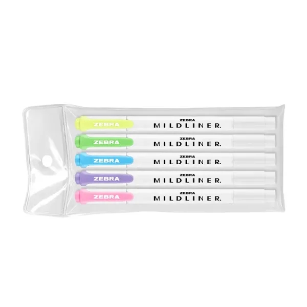 Item #ZEB-MID-59 Zebra Mildliner Double Ended Highlighter & Marker - 5 ct.