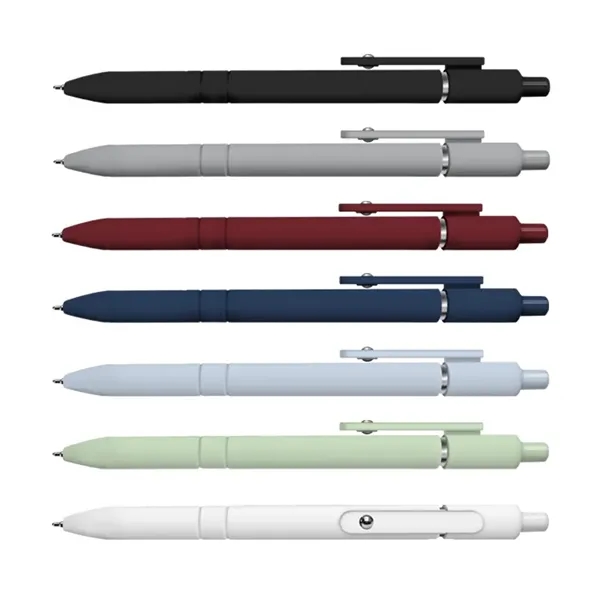 ZEN Soft Touch Rubberized Hybrid Ink with Fidget Ball Clip... from ASI 67675 Liqui-Mark Corp