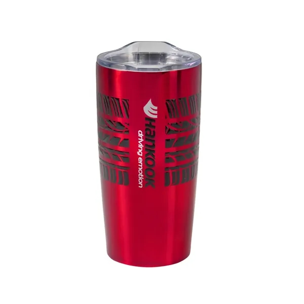 20 oz. double walled vacuum insulated stainless steel tumbler with slide... from ASI 68507 The Magnet Group / Perfect Line