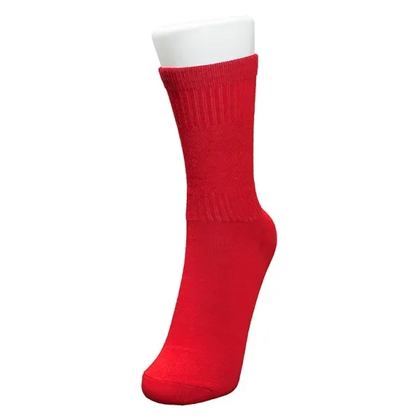Eco-friendly athletic crew sock made from recycled fibers with vibrant full-color... from ASI 62660 Innovation Line