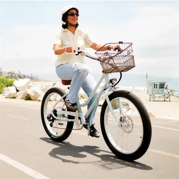 Item #V3713H Retrospec Chatham Rev 3 Beach Cruiser E-Bike - Step Through