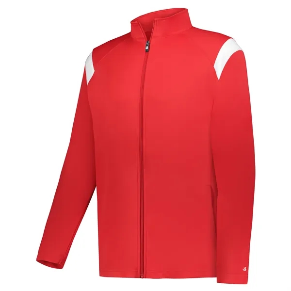 Warm-up jacket with front zippered pockets.... from ASI 37461 Augusta Sportswear