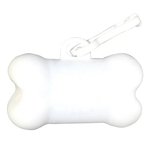 Bone shaped pet trash bag dispenser with 20 poly bags included... from ASI 54040 Fey Promo