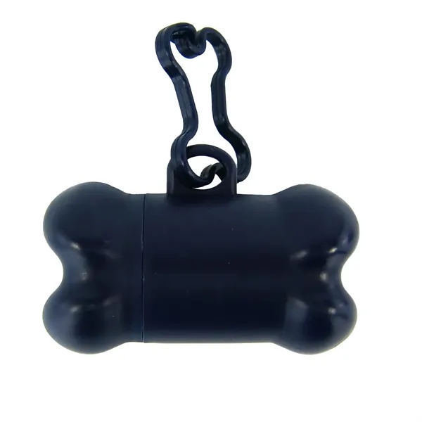 Bone shaped pet trash bag dispenser with 20 poly bags included... from ASI 54040 Fey Promo