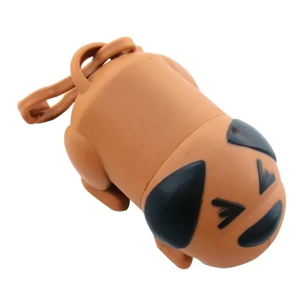 Dog shaped pet waste bag dispenser with 20 poly bags included... from ASI 54040 Fey Promo