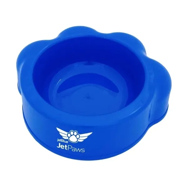 Item #608-2020 9" Paw Shaped Pet Bowl