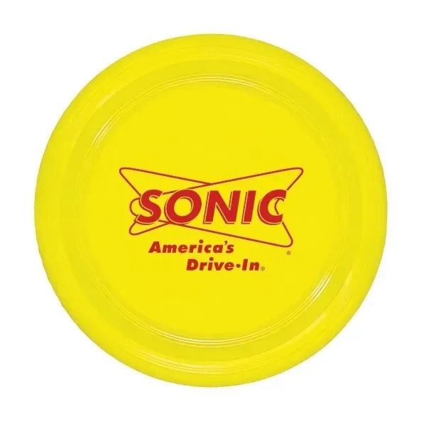 Flying disc molded in dog-friendly co-polymer polypropylene that measures 9" x... from ASI 54040 Fey Promo