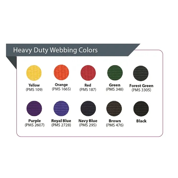 Woven Heavy Duty Elite pet collar with a 1" width, side... from ASI 54040 Fey Promo