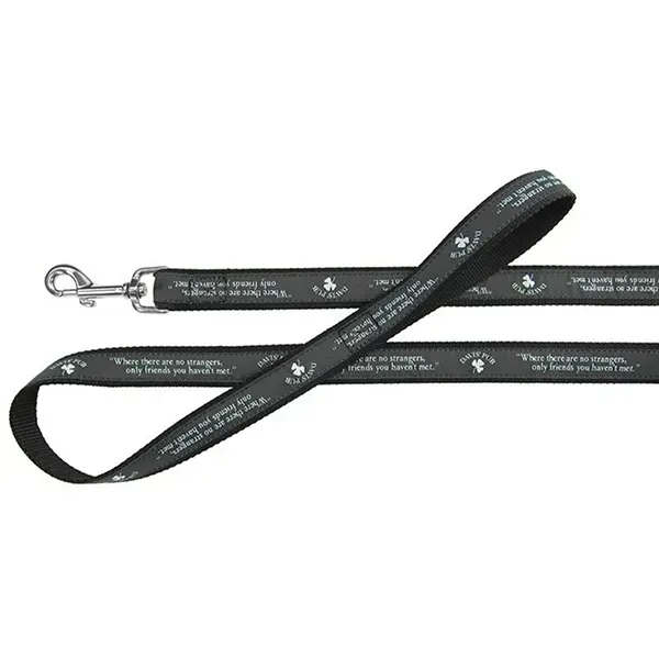 1" Heavy Duty Woven leash with sturdy snap clip hardware, made... from ASI 54040 Fey Promo