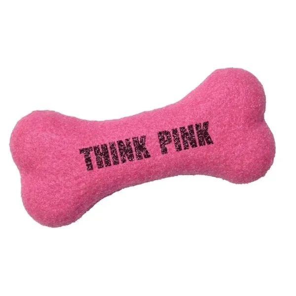 Dog bone shaped rubber pet toy with one-color/one-location screen transfer imprint.... from ASI 54040 Fey Promo