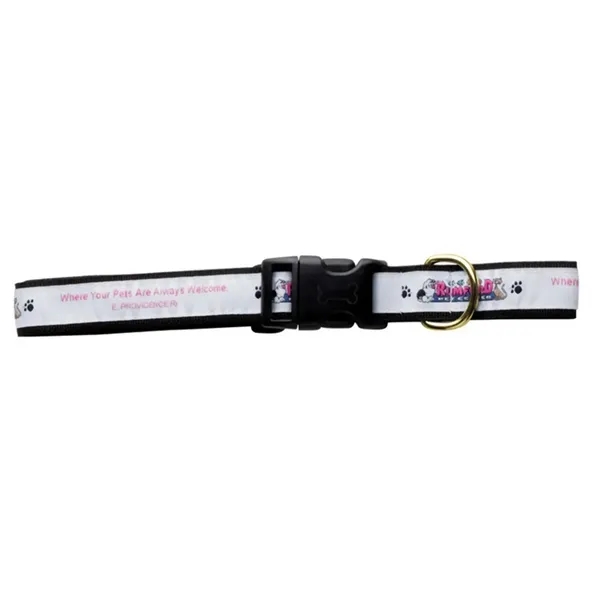 3/4" designer pet collar with side buckle, slide adjuster and D-ring... from ASI 54040 Fey Promo