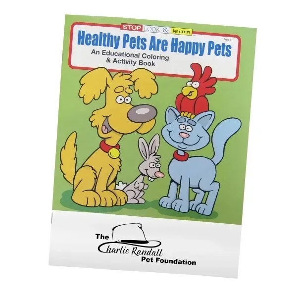 This Healthy Pets coloring book is made in the USA and... from ASI 54040 Fey Promo