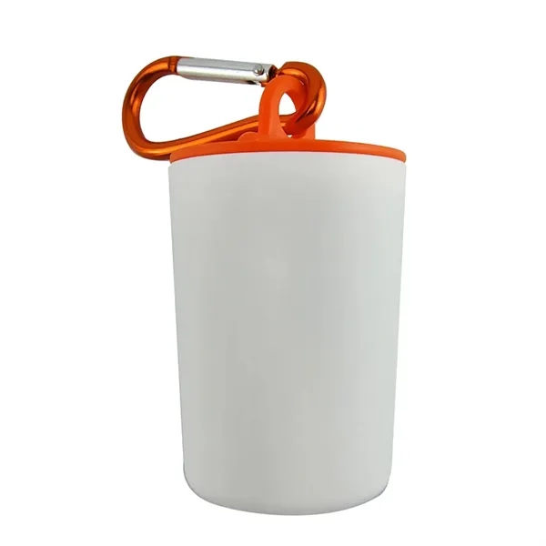 Pet waste bag dispenser with a carabiner attachment, 20 poly bags... from ASI 54040 Fey Promo