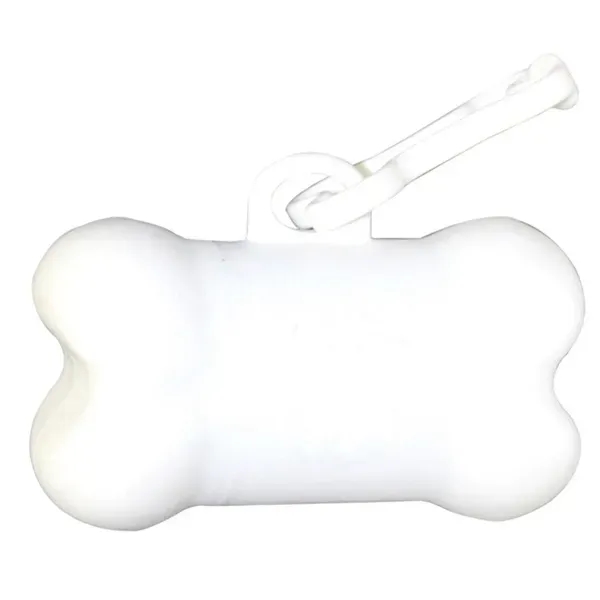Bone shaped pet trash bag dispenser with 20 poly bags included... from ASI 54040 Fey Promo