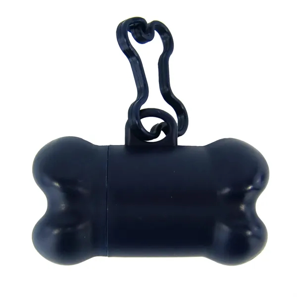 Bone shaped pet trash bag dispenser with 20 poly bags included... from ASI 54040 Fey Promo