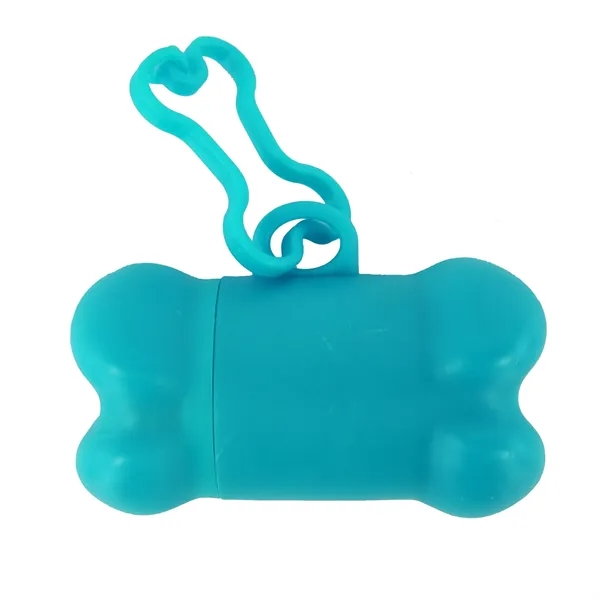 Bone shaped pet trash bag dispenser with 20 poly bags included... from ASI 54040 Fey Promo