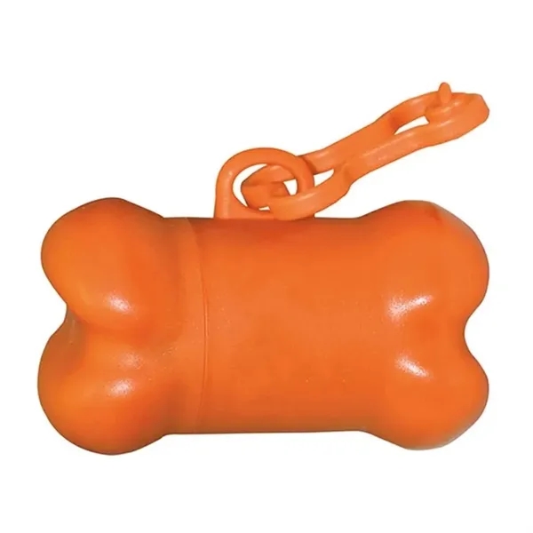 Bone shaped pet trash bag dispenser with 20 poly bags included... from ASI 54040 Fey Promo