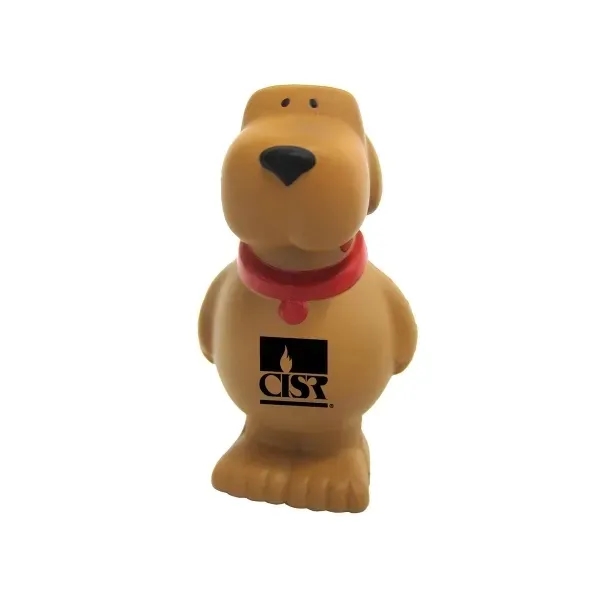 Dog-shaped polyurethane stress reliever that measures 2" x 1 3/4" x... from ASI 54040 Fey Promo