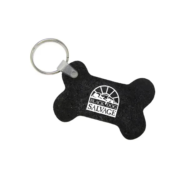 Key tag made in the USA from 100% post-consumer recycled tires.... from ASI 54040 Fey Promo