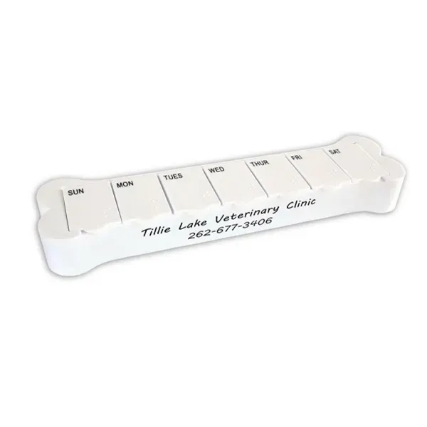 Item #608-2134 Bone Shaped Pill Organizer