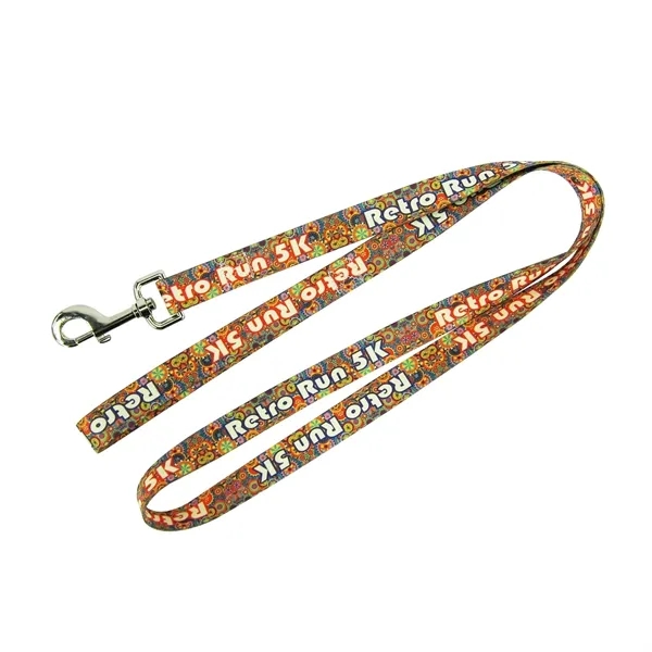100% polyester pet leash with snap clip hardware and full color... from ASI 54040 Fey Promo