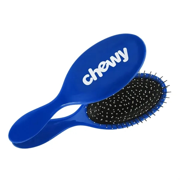 Pet brush with steel pins for grooming; includes a pad printed... from ASI 54040 Fey Promo
