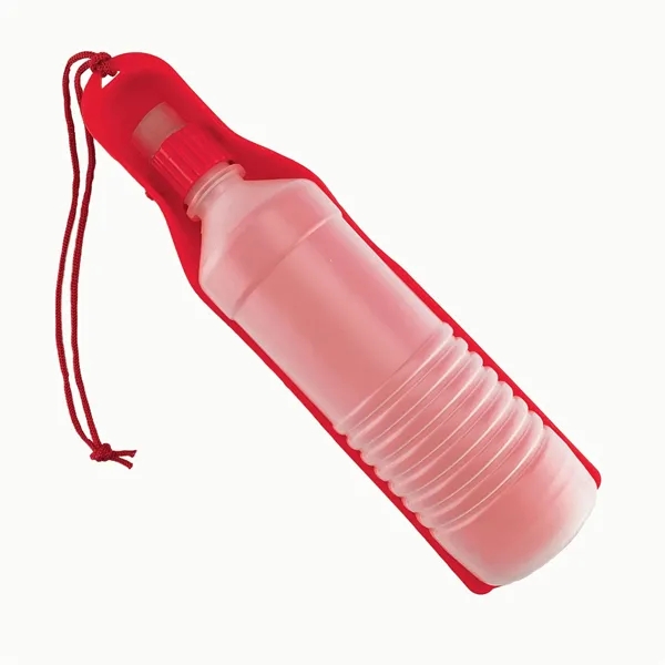 BPA-Free handy, portable travel pet water bowl--holds 500 ml; 1-color screen... from ASI 54040 Fey Promo