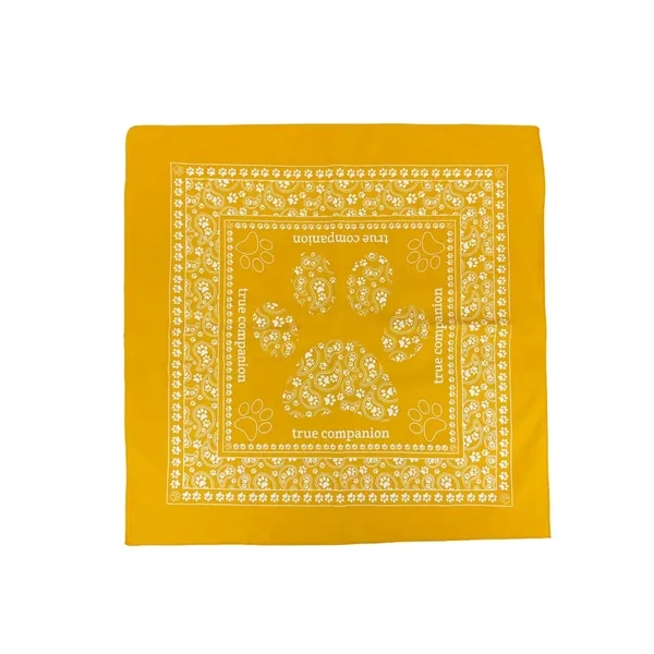 100% cotton, square bandanna w/ 1-color imprint. Measures 22" x 22",... from ASI 54040 Fey Promo