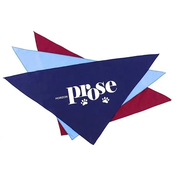 Item #TRILG-SP Large Triangle Pet Bandana w/ Screen Print