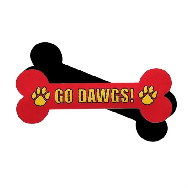 Bone Shaped Woven Bookmark, made in the USA, is customizable with... from ASI 54040 Fey Promo