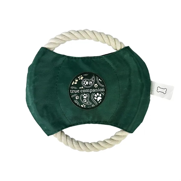 Top-rated Rope Disc with Sewn Woven Patch! Durable 7" diameter, 420D... from ASI 54040 Fey Promo