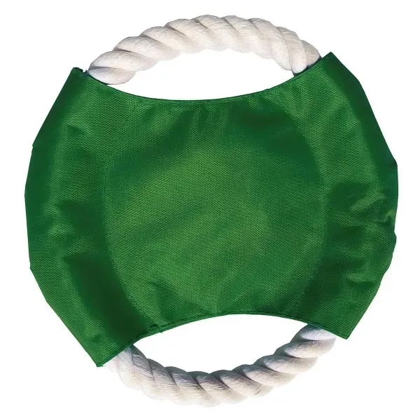 Top-rated Rope Disc with Sewn Woven Patch! Durable 7" diameter, 420D... from ASI 54040 Fey Promo