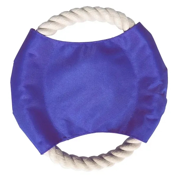 Top-rated Rope Disc with Sewn Woven Patch! Durable 7" diameter, 420D... from ASI 54040 Fey Promo