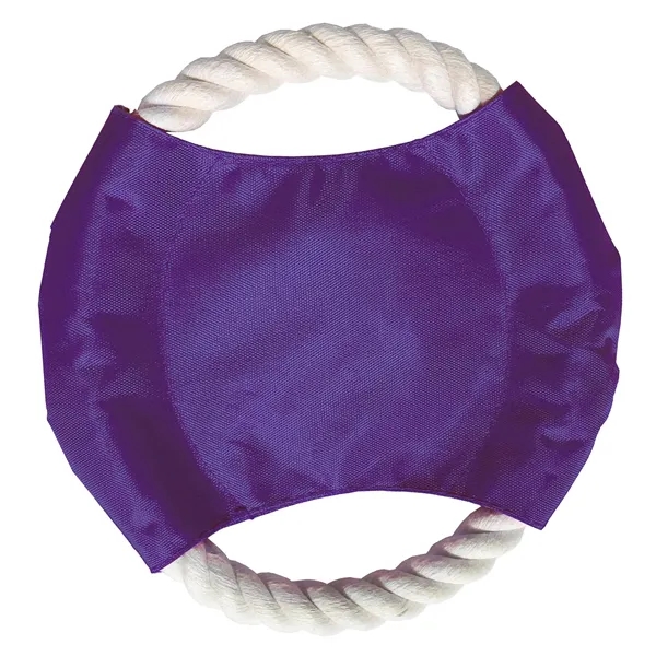 Top-rated Rope Disc with Sewn Woven Patch! Durable 7" diameter, 420D... from ASI 54040 Fey Promo