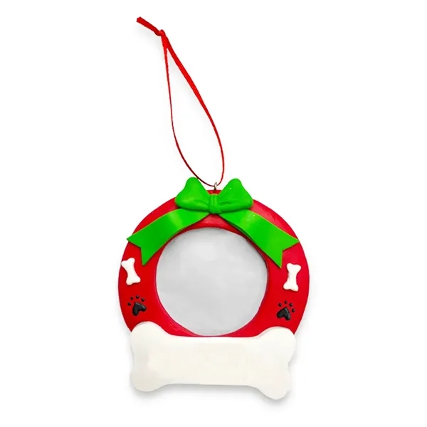 Item #ORN007 Wreath Picture Frame Ornament