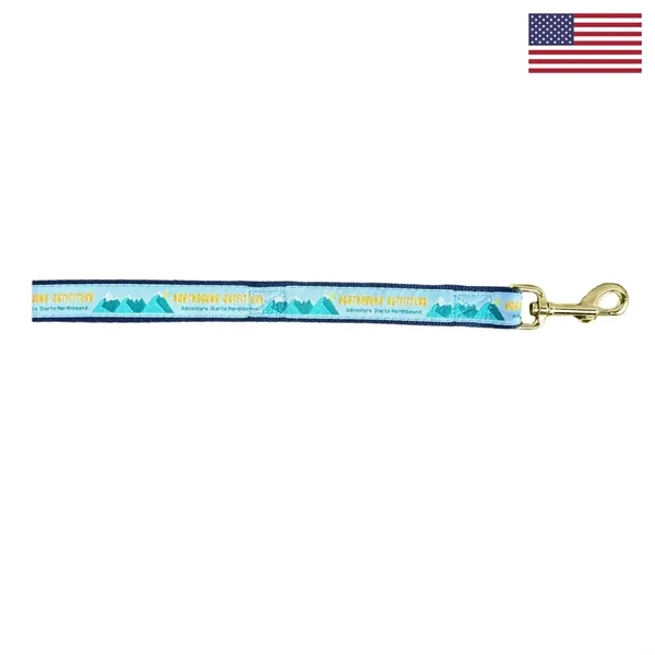 1" width woven traffic leash made in the USA with sturdy... from ASI 54040 Fey Promo