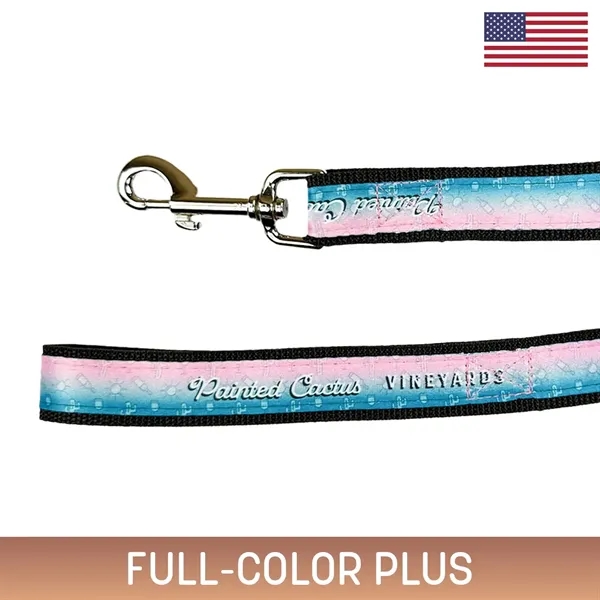 6ft sublimated pet leash with nickel hardware-durable, vibrant, and stylish for... from ASI 54040 Fey Promo