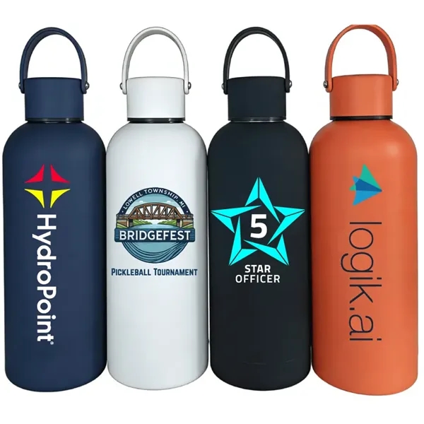 16 oz Stainless steel vacuum Insulated sports bottle with loop... from ASI 36988 Artek USA Inc / Artek™ ARTEK