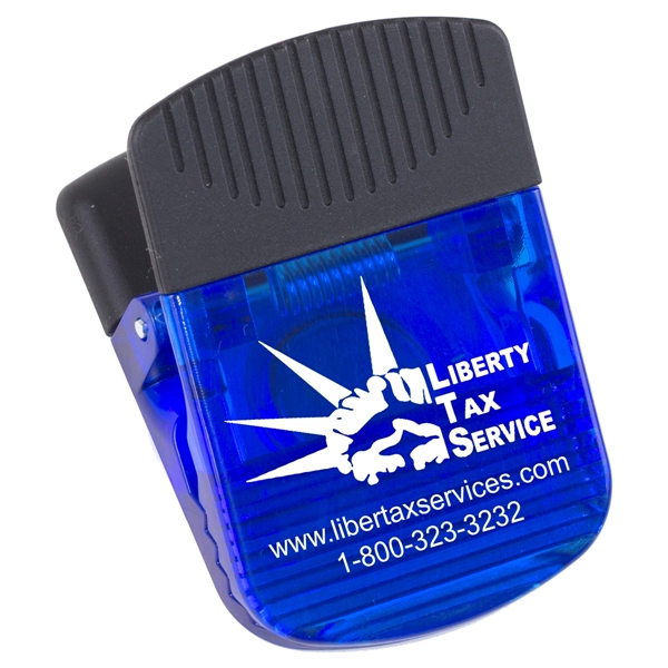 Magnetic clip with rubber handle, comfortable grip and large imprint area.... from ASI 62660 Innovation Line