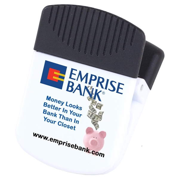 Magnetic clip with rubber handle, comfortable grip and large imprint area.... from ASI 62660 Innovation Line