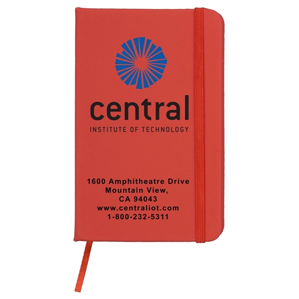 80-page unlined notebook with matching color bookmark and closure strap.... from ASI 62660 Innovation Line