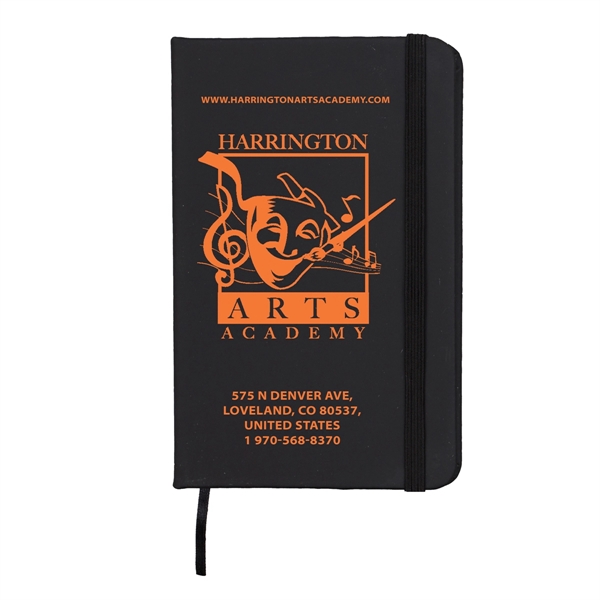80-page unlined notebook with matching color bookmark and closure strap.... from ASI 62660 Innovation Line